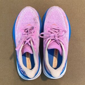 Hoka Women's Athletic Shoes in Pink and Blue